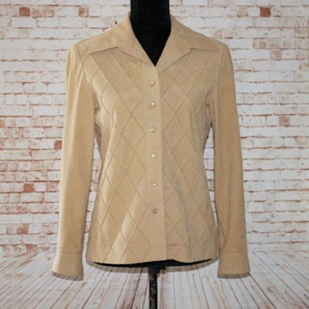 Abe Schrader Vintage Suede Jacket Size Xs/S